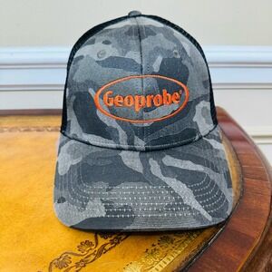 Camo and Black Mesh Drill Rig Outdoor Cap Baseball Hat Adjustable NEW